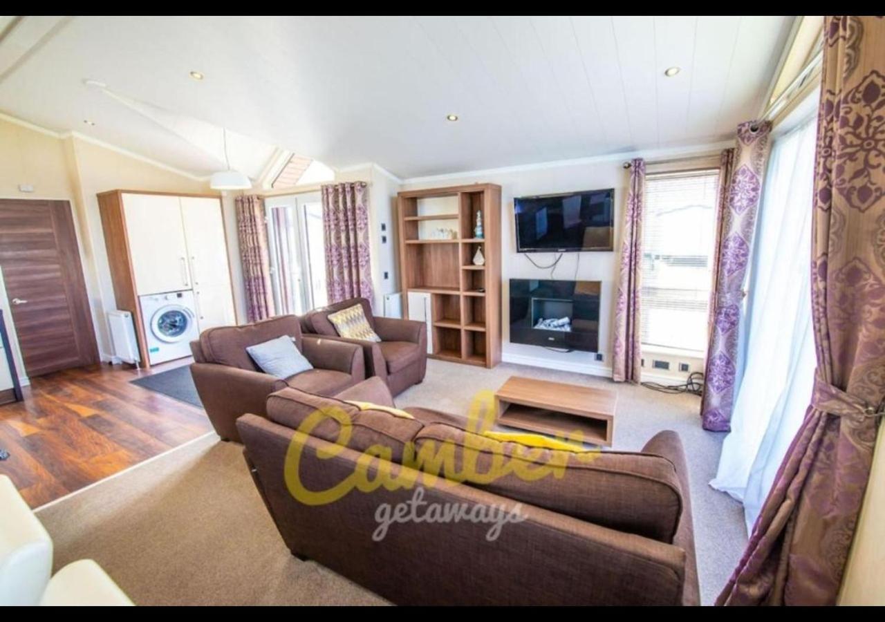 Mp768 - Camber Sands Holiday Park - Huge Lodge - Small Dog Friendly - Sleeps 8 Luaran gambar